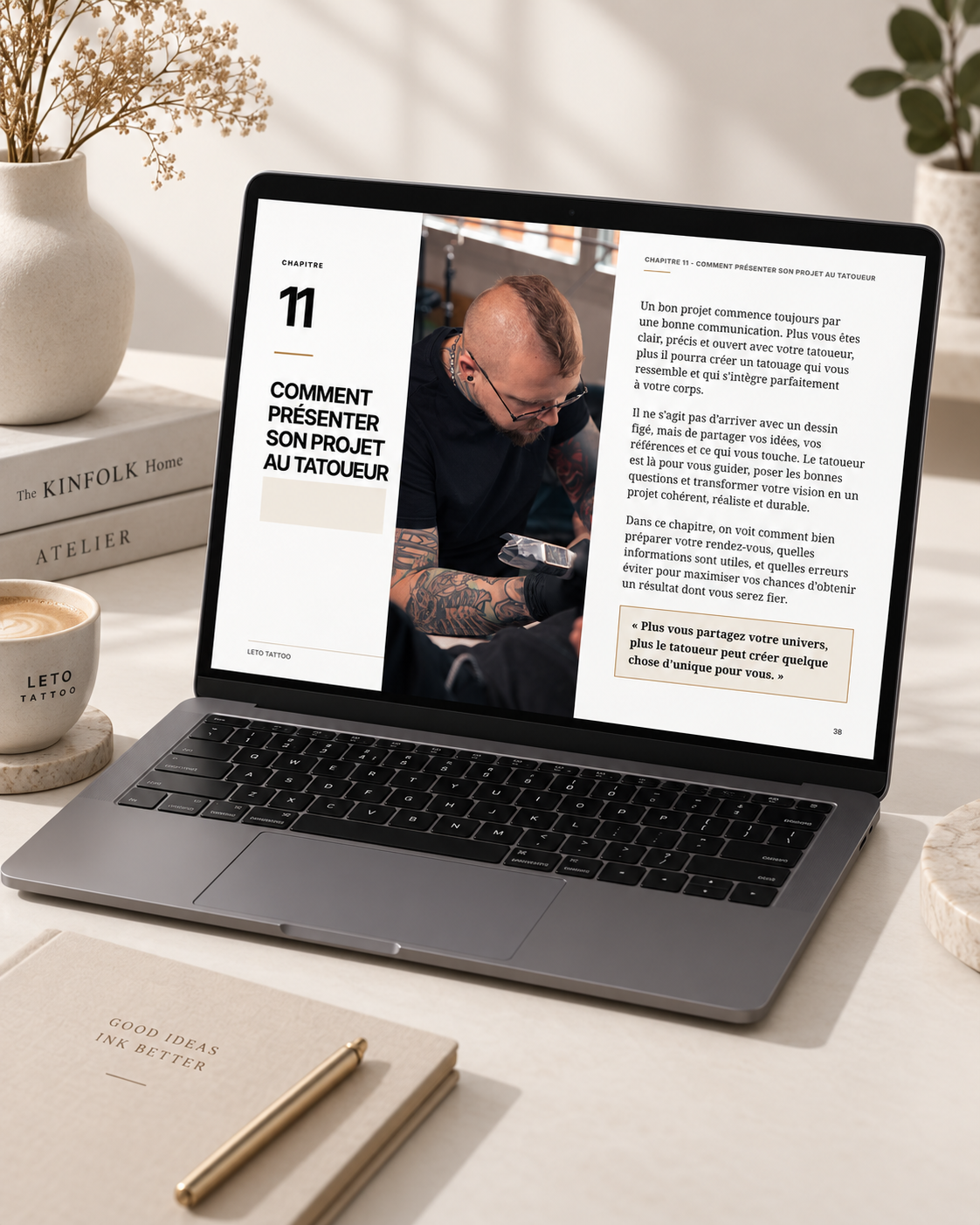 Présentation ebook Leto Tattoo Studio